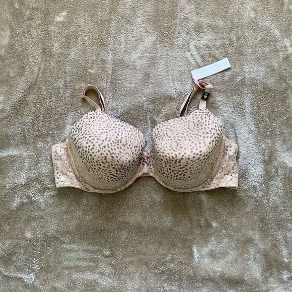 Victoria's Secret Other - NWT Body by Victoria’s Secret Cheetah Print Tan Comfy Adjustable Bra
